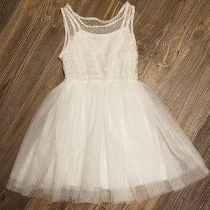 Girls White Dress